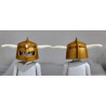 PLAYMOBIL 2X CASCO MEDIEVAL CON CUERNOS - 18/6/25