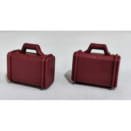 PLAYMOBIL 2X MALETIN DE MANO ROJO  - 28/9/23