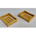 PLAYMOBIL 2X BANDEJA CAJA , CESTA,  MERCADO - 28/9/23
