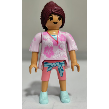 PLAYMOBIL  CHICA MODERNA CAMISETA ROSA - 22/6/25