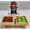 PLAYMOBIL  ALDEANA , VENDEDORA DE VERDURAS  , BELEN - 27/6/25