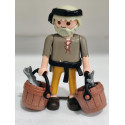 PLAYMOBIL  ALDEANO CON CUBOS Y PECES , BELEN - 27/6/25