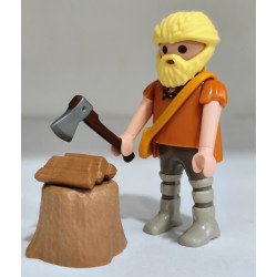 PLAYMOBIL  ALDEANO , LEÑADOR , BELEN - 27/6/25