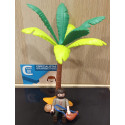 PLAYMOBIL  ALDEANO , BORRACHO DEBAJO DE PALMERA  , BELEN - 27/6/25