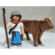 PLAYMOBIL  ALDEANA CON BUEY  , BELEN - 27/6/25