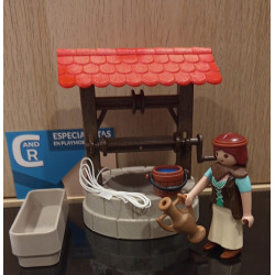PLAYMOBIL  ALDEANA CON POZO Y ACCESORIOS  , BELEN - 27/6/25