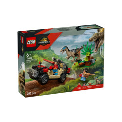 LEGO JURASSIC WORLD - HUIDA EN TODOTERRENO Y RAPTO AL ACECHO