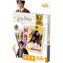 JUEGO DE CARTAS HARRY POTTER 4 EN 1