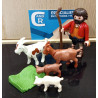 PLAYMOBIL ALDEANO CON CABRAS , PASTOR , BELEN - 10/7/25