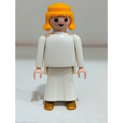 PLAYMOBIL  FIGURA BLANCA CON FALDA IDEAL PARA CUSTOM - 22/6/25