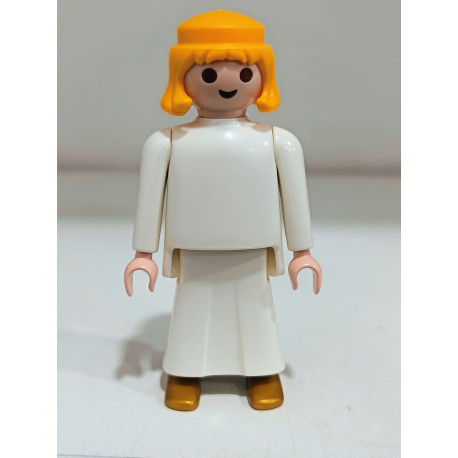PLAYMOBIL  FIGURA BLANCA CON FALDA IDEAL PARA CUSTOM - 22/6/25