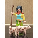 PLAYMOBIL ALDEANA PASTORA CON CERDITOS , BELEN - 10/7/25