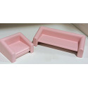 PLAYMOBIL CONJUNTO SOFA Y SILLON - 24/8/25
