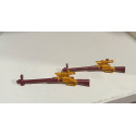 PLAYMOBIL 2X RIFLE STEAMPUNK - 21/8/25
