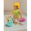 PLAYMOBIL MUJER RUBIA CON PERRO - 21/8/25