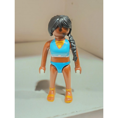PLAYMOBIL MUJER NEGRA EN BAÑADOR Y BAILARINAS  - 21/8/25