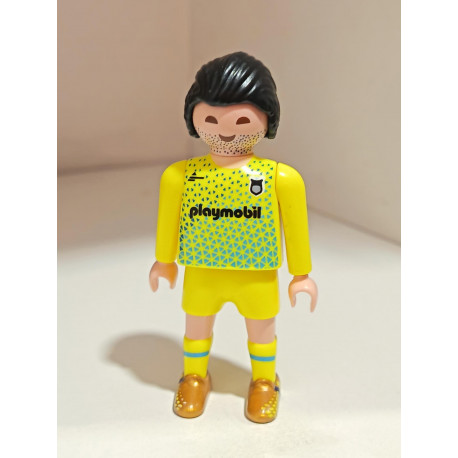 PLAYMOBIL PORTERO FUTBOL CHINO TRAJE AMARILLO - 24/8/25