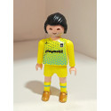 PLAYMOBIL PORTERO FUTBOL CHINO TRAJE AMARILLO - 24/8/25