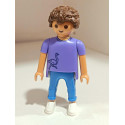 PLAYMOBIL FIGURA CHICO CON CAMISETA MORADA - 24/8/25