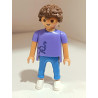 PLAYMOBIL FIGURA CHICO CON CAMISETA MORADA - 24/8/25