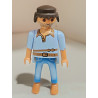 PLAYMOBIL FIGURA CHICO CON VAQUEROS , OESTE - 24/8/25