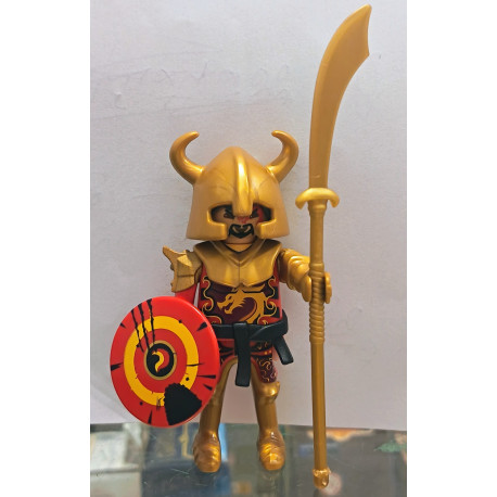 PLAYMOBIL GUERRERO SAMURAI CON LANZA Y ESCUDO - 28/8/25