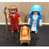 PLAYMOBIL MARIA Y JOSE CON EL NIÑO JESUS , BELEN  - 28/8/25