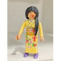 PLAYMOBIL FIGURA JAPONESA CON KIMONO , ASIATICA, CHINA  - 5/9/25