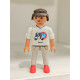 PLAYMOBIL FIGURA HOMBRE CON VESPA EN LA CAMISETA  - 5/9/25