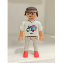 PLAYMOBIL FIGURA HOMBRE CON VESPA EN LA CAMISETA  - 5/9/25