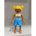 PLAYMOBIL CHICA RUBIA CON MOÑOS A LOS LADOS - 10/9/25