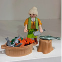 PLAYMOBIL ALDEANA , PESCADERA CON CANGREJOS Y PECES, BELEN  - 10/9/25