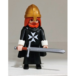 PLAYMOBIL SOLDADO , CABALLERO MALTES PELIRROJO - 16/11/18