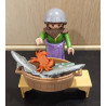 PLAYMOBIL ALDEANA , PESCADERA CON PECES Y CANGREJOS - 10/9/25