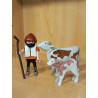 PLAYMOBIL ALDEANO CON VACAS, BELEN - 10/7/25