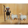 PLAYMOBIL PASTOR CON OVEJAS 4 , ALDEANO , BELEN - 11/2/16