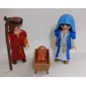 PLAYMOBIL MARIA Y JOSE CON EL NIÑO JESUS , BELEN  - 28/8/25