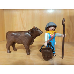 PLAYMOBIL  ALDEANA CON BUEY  , BELEN - 27/6/25