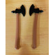 PLAYMOBIL 2X HACHA MEDIEVAL COLOR MADERA - 18/11/25