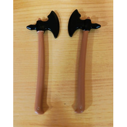 PLAYMOBIL 2X HACHA MEDIEVAL COLOR MADERA - 18/11/25