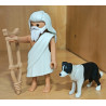 PLAYMOBIL ALDEANO CON MULETA Y SU PERRO , BELEN - 20/11/25
