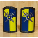 PLAYMOBIL 2X ESCUDO MEDIEVAL GRANDE - 20/11/25