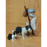 PLAYMOBIL ALDEANO , PEREGRINO CON PERROS , BELEN - 9/11/15
