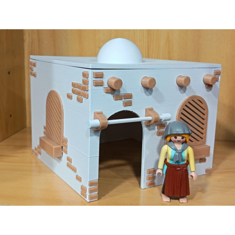 PLAYMOBIL CASA 3D IDEAL PARA BELEN VERSION 2 , FIGURA NO INCLUIDA