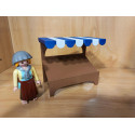 PLAYMOBIL PUESTO PARA MERCADO 3D IDEAL PARA BELEN VERSION 2 , FIGURA NO INCLUIDA