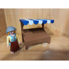 PLAYMOBIL PUESTO PARA MERCADO 3D IDEAL PARA BELEN VERSION 2 , FIGURA NO INCLUIDA