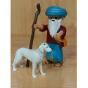 PLAYMOBIL ALDEANO , PASTOR PERSA CON PERRO , BELEN  - 27/6/25