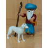 PLAYMOBIL ALDEANO , PASTOR PERSA CON PERRO , BELEN  - 27/6/25