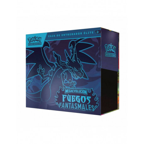 Pokémon TCG Caja de Entrenador Élite de Megaevolución-Fuegos Fantasmales