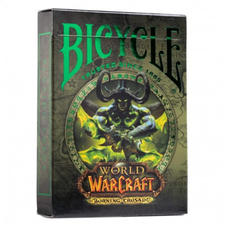 NAIPES - BARAJA BICYCLE WORD OF WARCRAFT BURNING